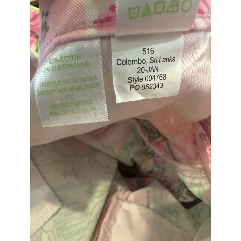 Lilly Pulitzer Buttercup Scalloped Shorts Multi-Color Floral Women's Size 2 - Picture 6 of 8